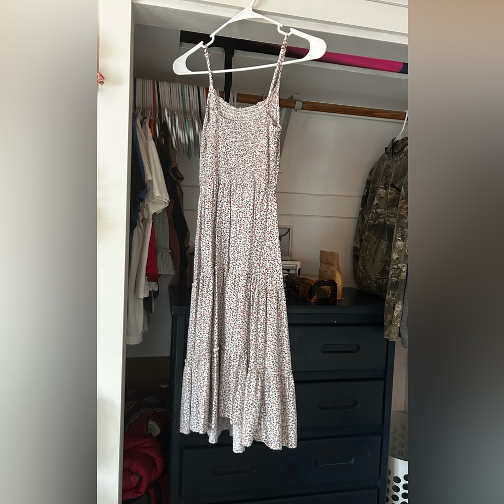 Mimi Chica White Floral Maxi Dress